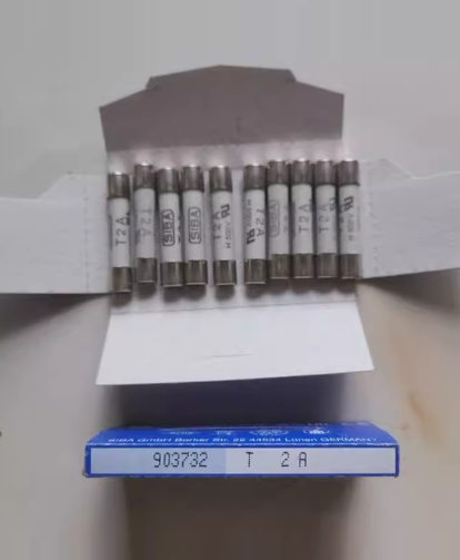 SIBA 189140 T8A 8A 500Vac 6.3*32mm aR Fuses (10 Pieces)