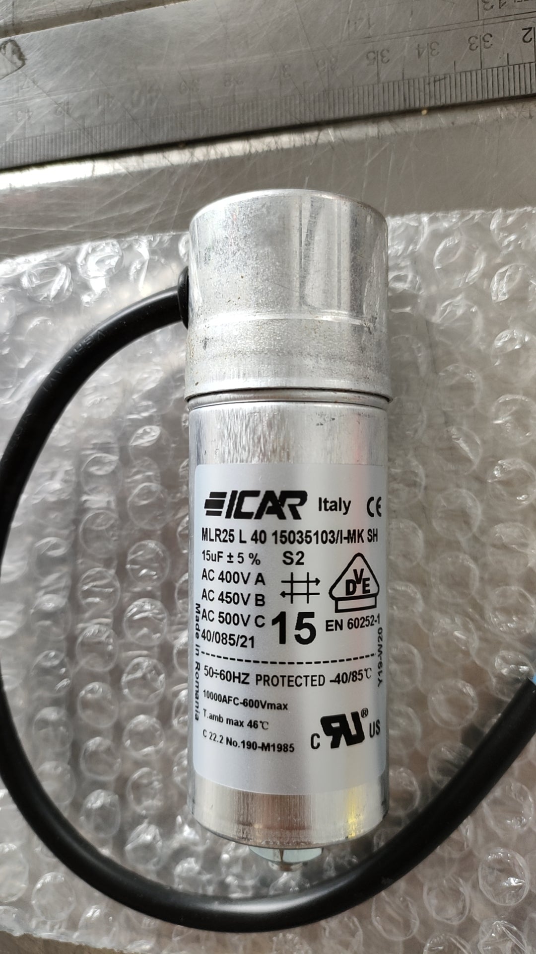 Condensador Icar MLR25L40 15035103/i-mk sh (4 piezas)