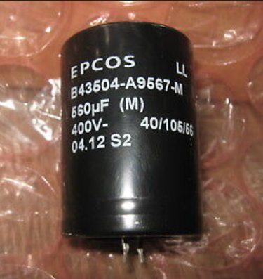 Condensador EPCOS B43504-A9567-M7 de 400 V y 560 µF (12 unidades)