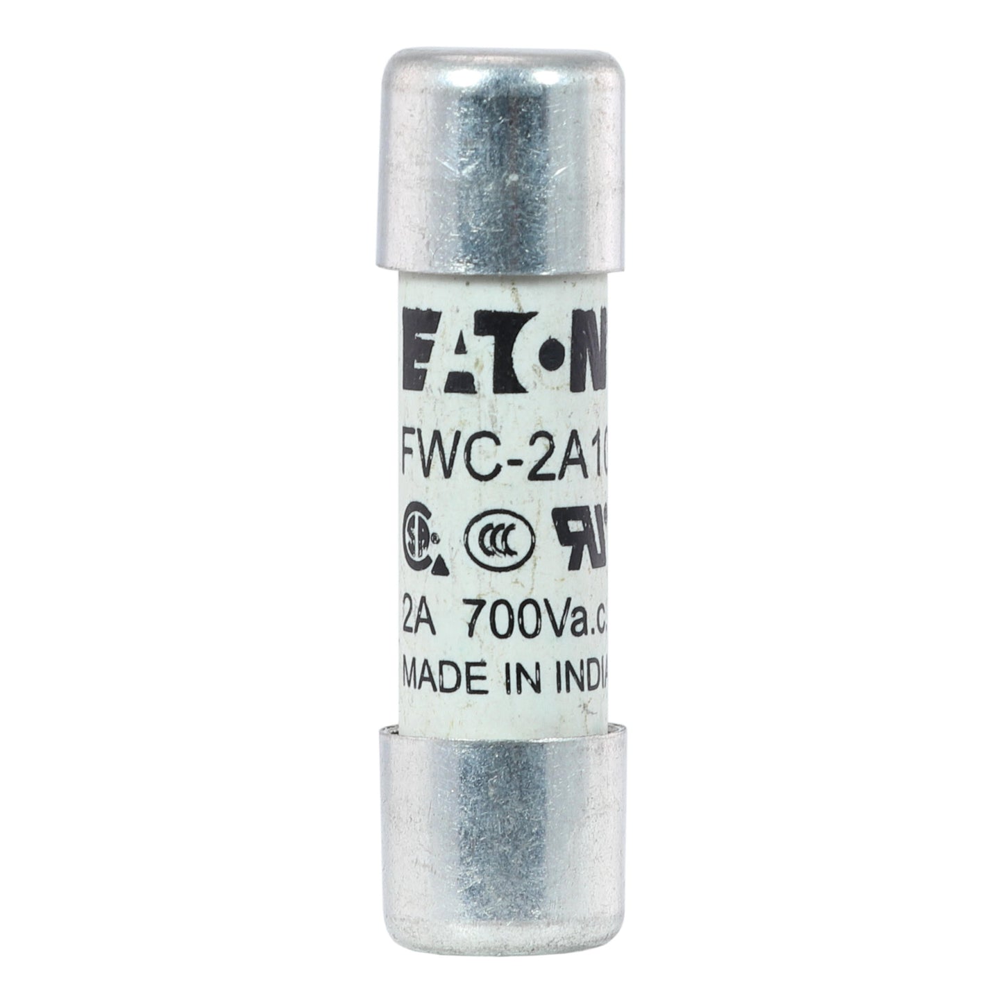 Fusible Eaton FWC-4A10F, 4A 600V, de acción rápida, de casquillo, 10x38mm - Paquete de 10