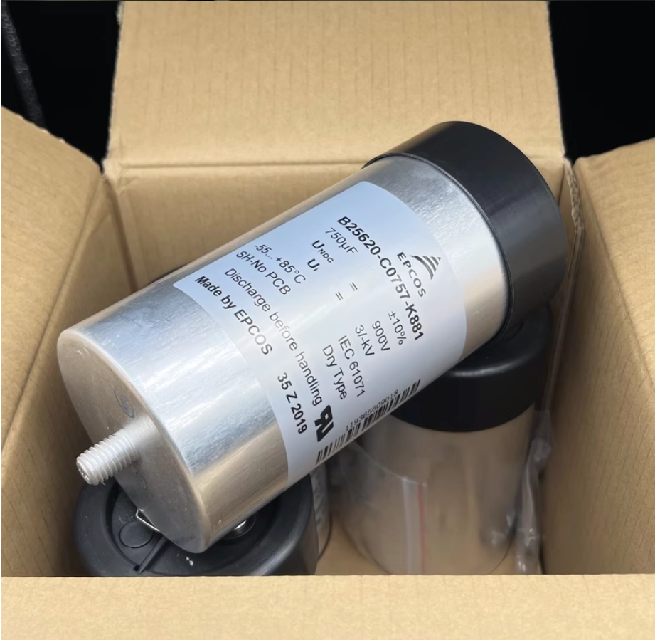 Condensador EPCOS B25620C0757K881 de 750 UF y 900 V CC (4 unidades)