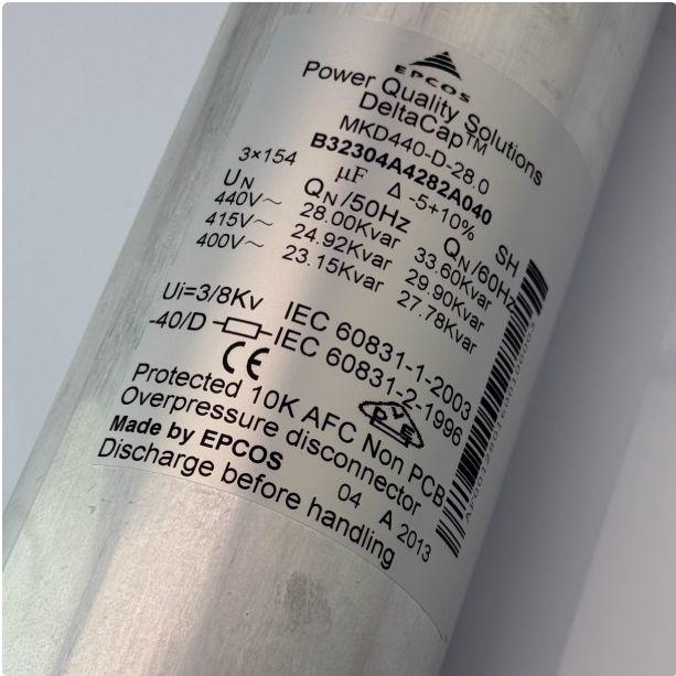EPCOS B32304A4282A040 440VAC 3X154uF Kondensator