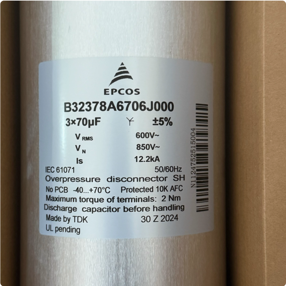 Condensador EPCOS B32378A6706J000 850V3x70UF (4 piezas)
