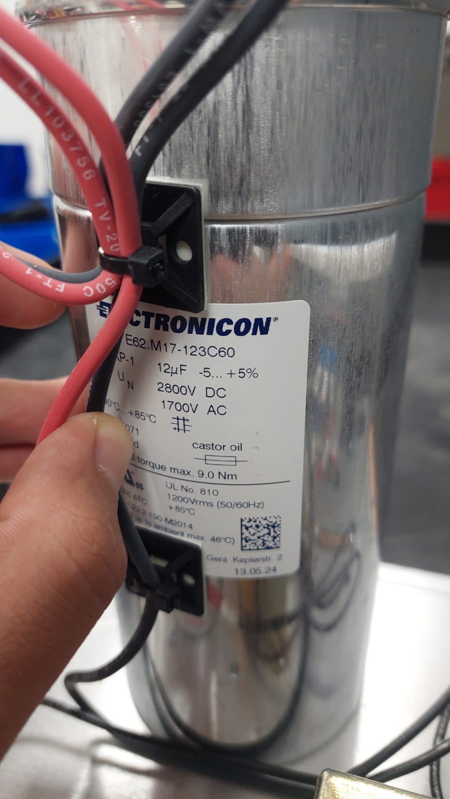 ELECTRONICON E62.M17-123C60 12UF 1200V Capacitor (12 Pieces)