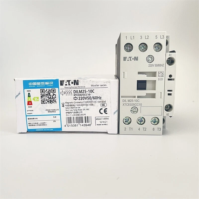 Contactor Eaton Moeller DILM25-10C XTCE025CC10 de 200-240 V CC