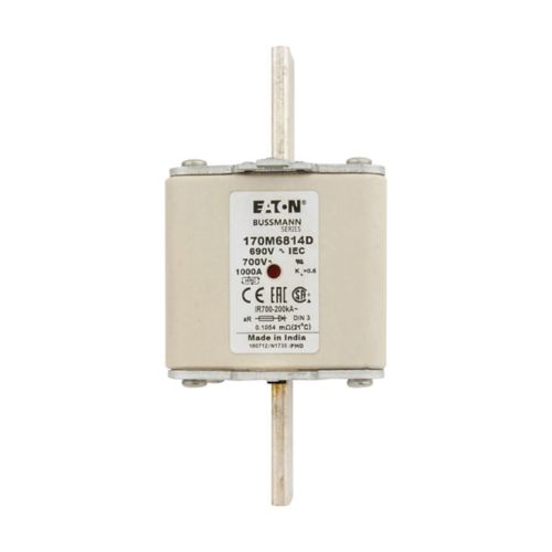 Fusibles Bussmann 170M6814D de 1000 A (3 unidades)