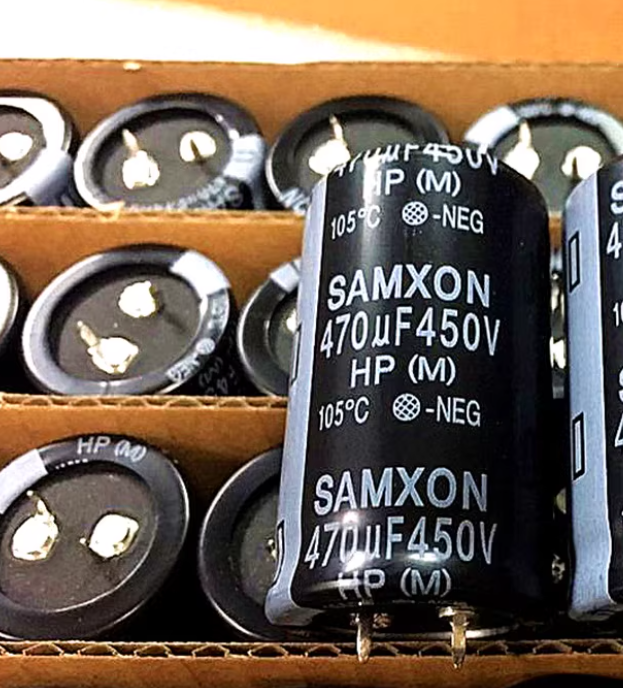Samxon 450V 470uF Elektrolytkondensator, 35x50mm, Schnappverschluss – 100er-Packung 