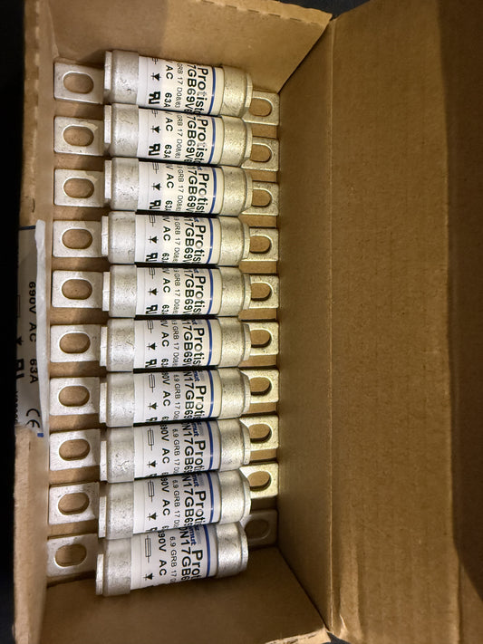 Fusibles Mersen DN17GB69V63 63A 692V (10 unidades)