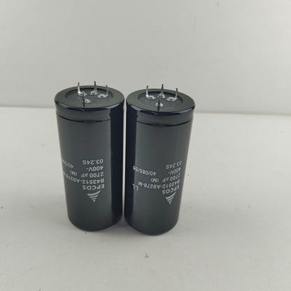 Condensador electrolítico de aluminio EPCOS B43512-A9278-M, 2800 µF, 400 V, terminal de tornillo, paquete de 12