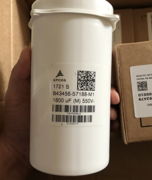 Condensador EPCOS B43456-S7188-M1 de 550 V y 1800 µF (12 unidades)