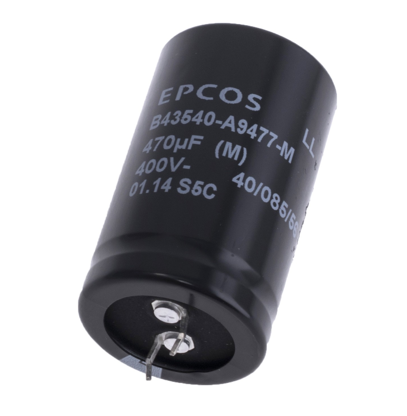 Condensador EPCOS B43540-A9477-M2 de 400 V y 470 µF (12 unidades)