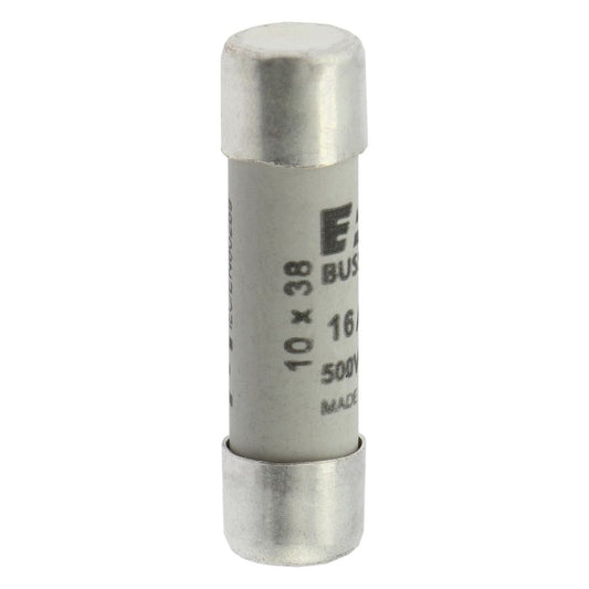 Eaton C10G16 Cylindrical Fuse, 16 A 500 Vac, Class gG/gL, 10×38 mm – Pack of 10