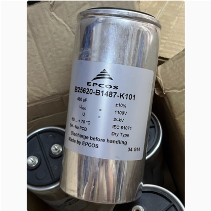 Condensador EPCOS B25620-B1487-K101 de 480 UF ​​y 1100 V (4 unidades)