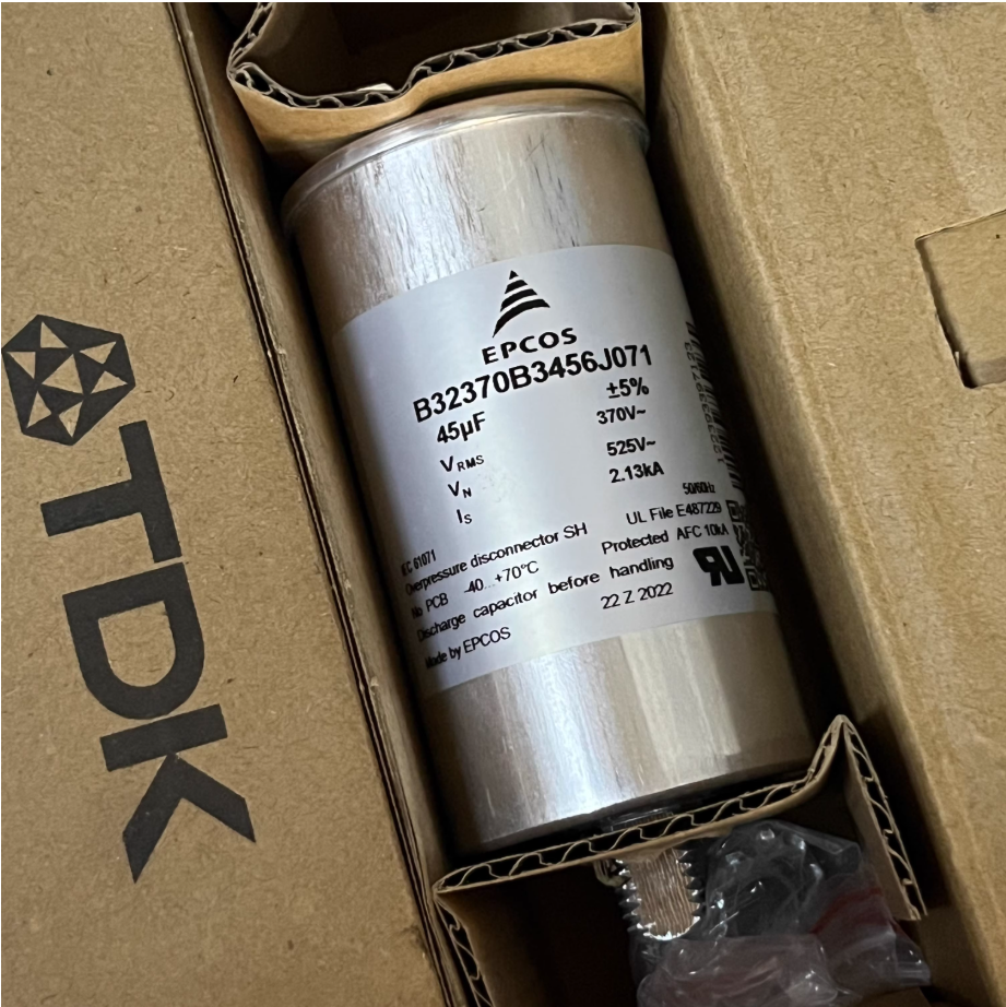 EPCOS B32370B3456J071 45 UF 525 V AC-Kondensator (12 Stück)