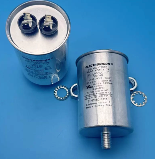 ELECTRONICON e62.k85-473D1c Power Capacitor, 47µF 1000V DC (640V AC), e62.k85 Series - Pack of 6, Refurbished