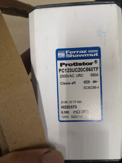 Fusibles Ferraz Shawmut PC123UC20C560TF H220370 aR (3 piezas)