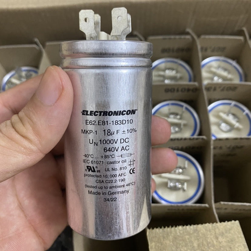 ELECTRONICON E62.E81-183D10 16A 1000V Kondensator (12 Stück)